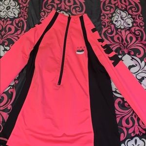 Pink long sleeve sport fit shirt